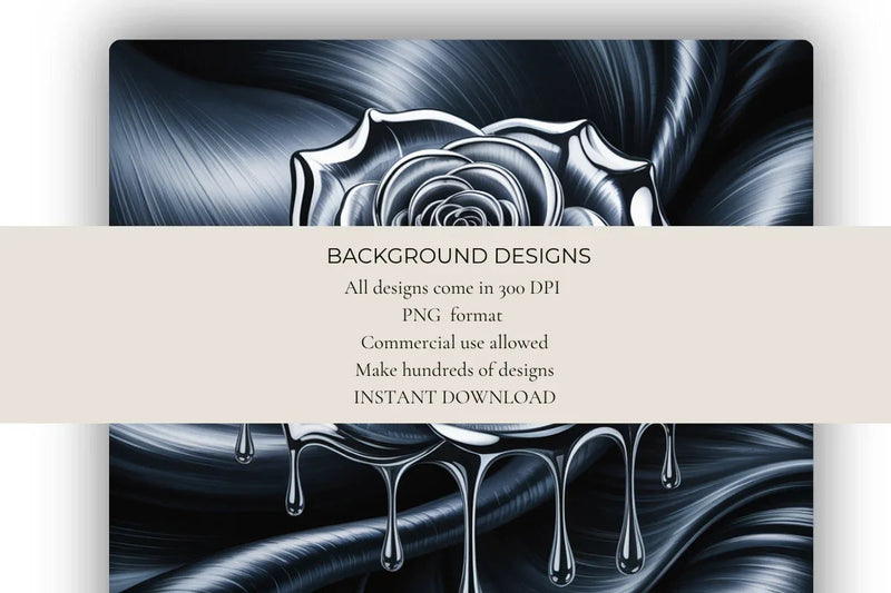 Dripping Roses Background Papers - CraftNest - Digital Crafting and Art