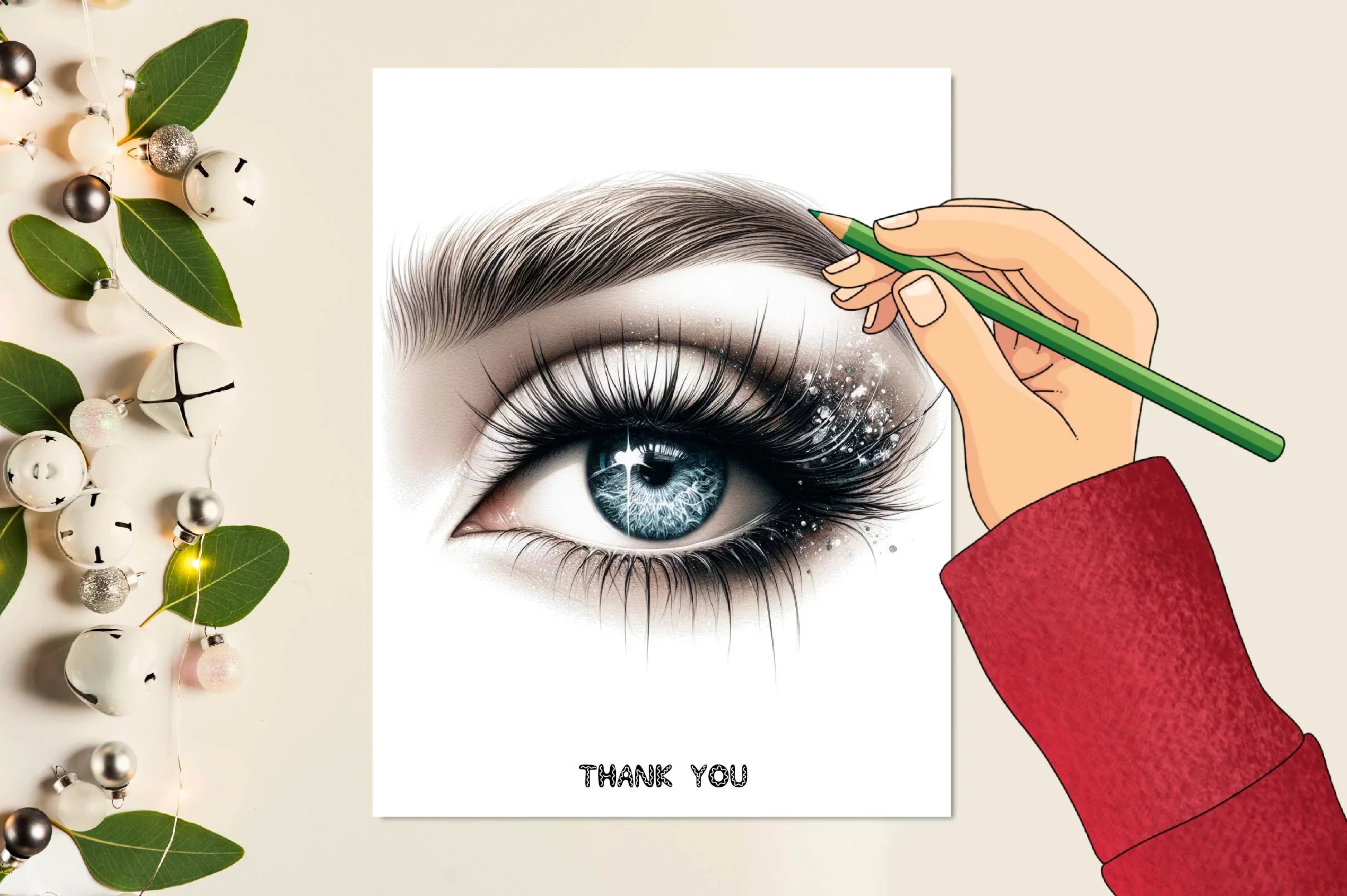 Glitter Glamorous Eye Clipart Bundle 1 - CraftNest - Digital Crafting and Art