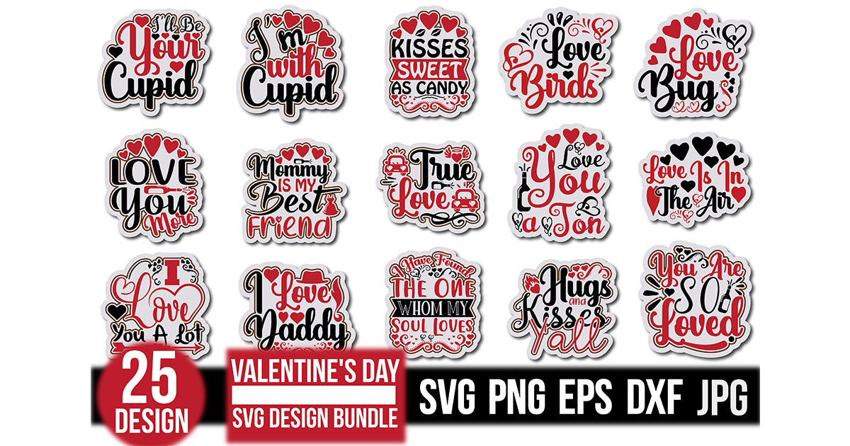 Valentine's Day SVG Bundle