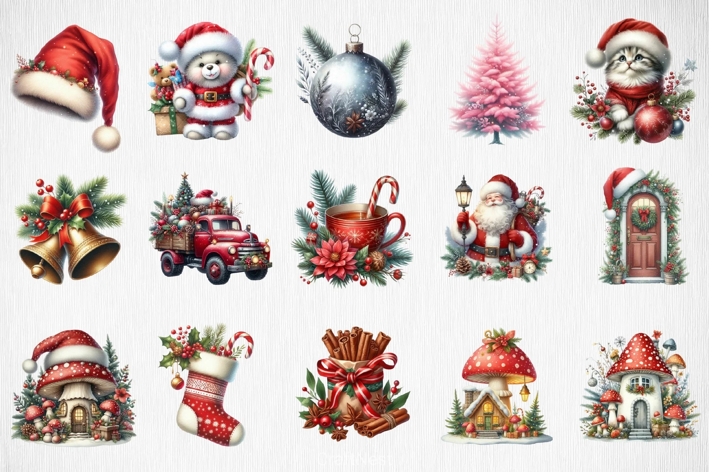 Christmas Clipart Bundle 13 - CraftNest - Digital Crafting and Art