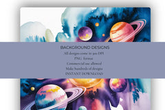 Out of Space Background Papers - CraftNest - Digital Crafting and Art
