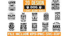 Dog Design Bundle - CraftNest - Digital Crafting and Art
