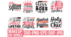 Makeup SVG Bundle for Creative Designs - CraftNest - Digital Crafting and Art