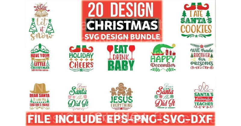 Christmas Design Bundle - CraftNest - Digital Crafting and Art