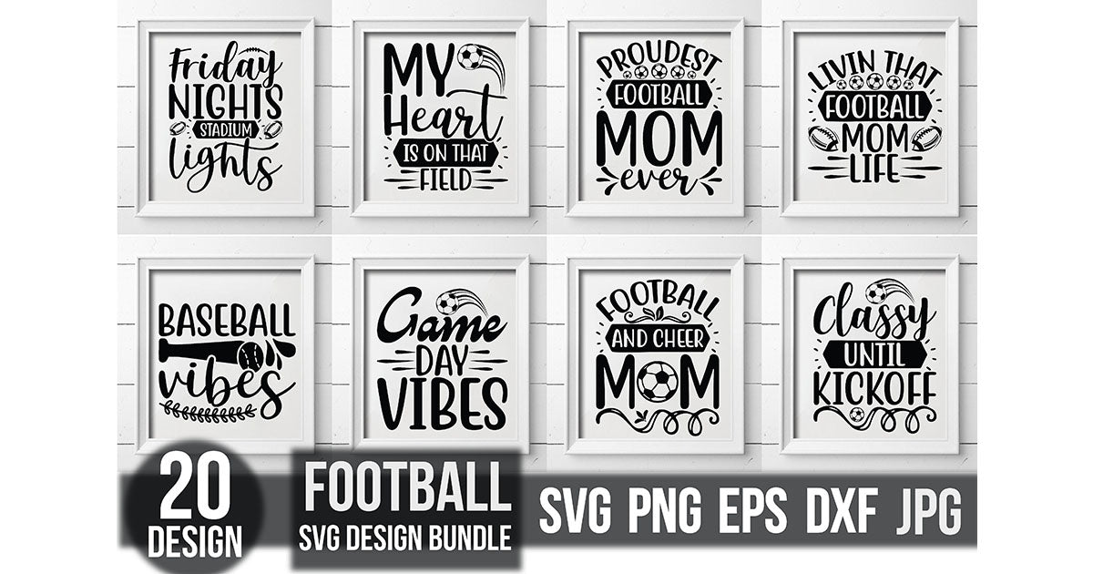 Football SVG Bundle 3