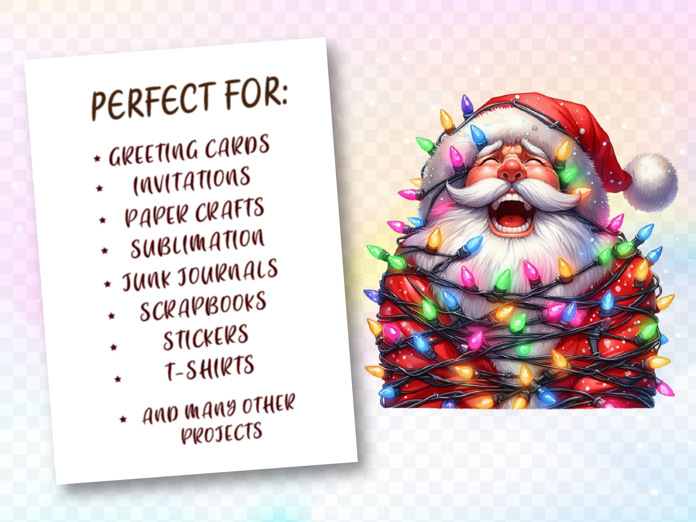 Santa Claus Clipart Bundle 3