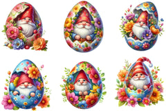Easter Gnome Clipart Bundle 14 - CraftNest - Digital Crafting and Art