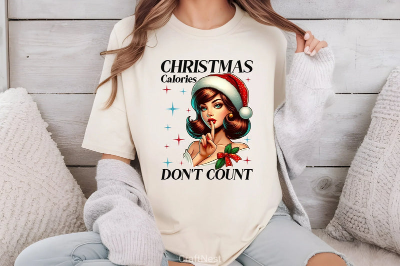 Retro Girl Christmas Clipart Bundle 15 - CraftNest - Digital Crafting and Art