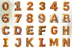 Honeycomb Alphabet Clipart Bundle - CraftNest - Digital Crafting and Art
