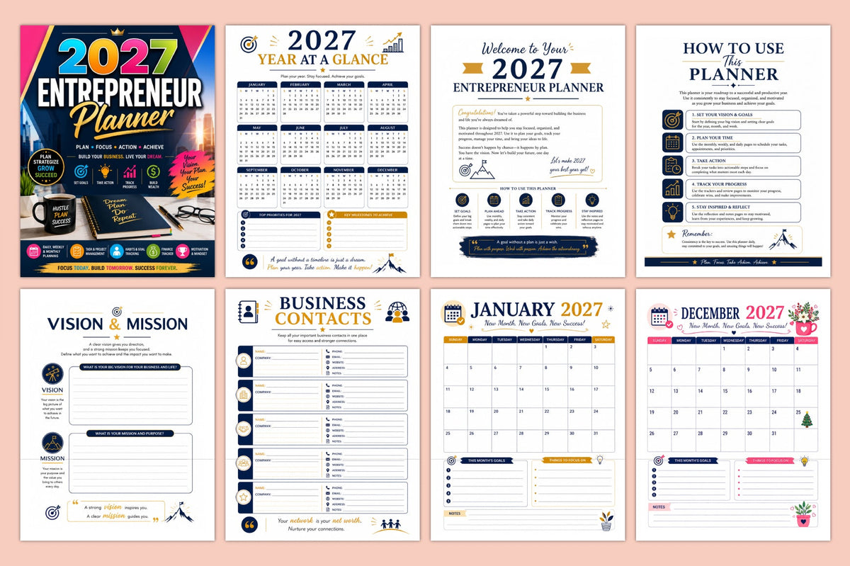 Entrepreneur Planner 2027