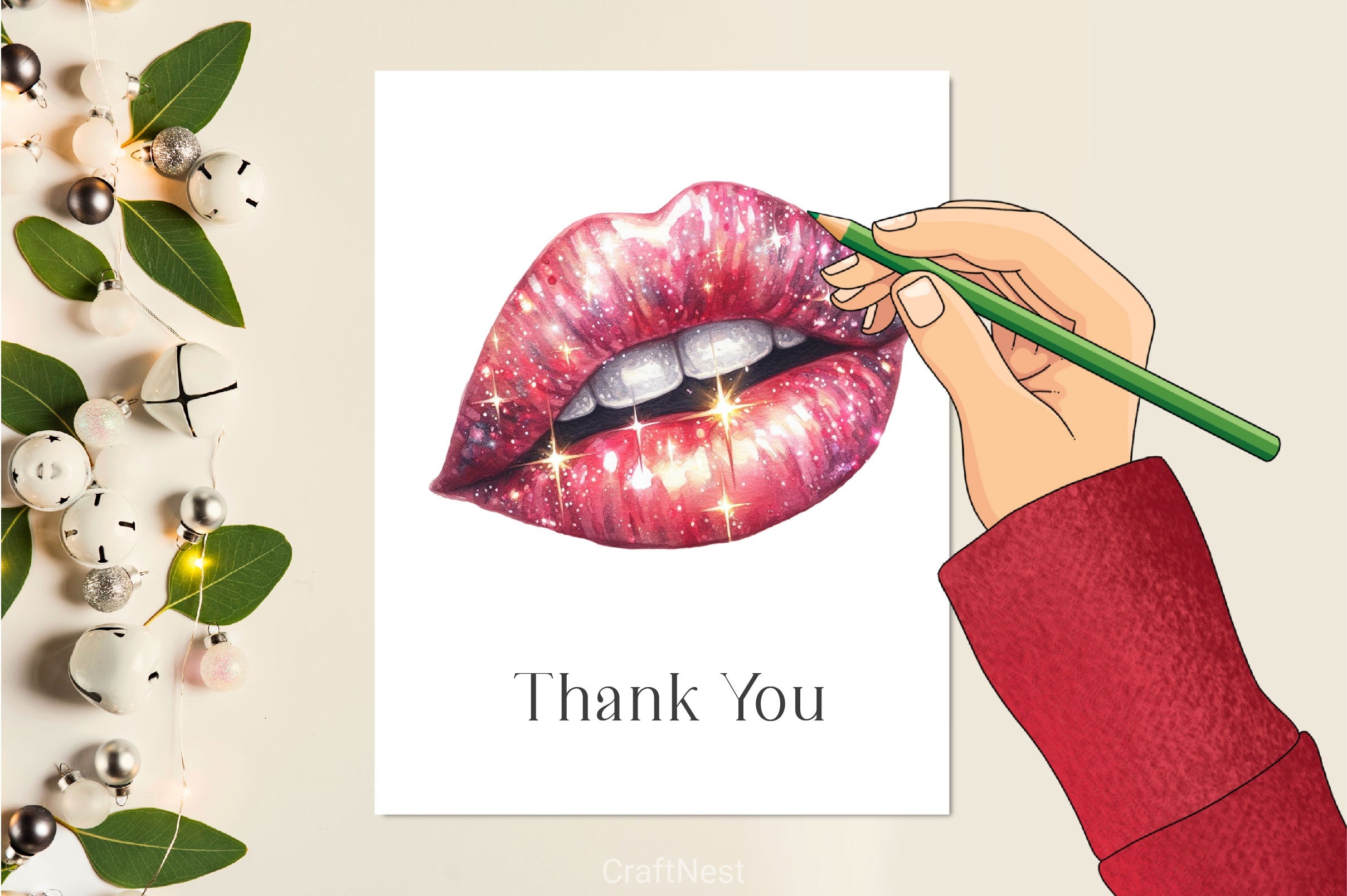 Kiss Lips Love Kisses Clipart Bundle 2