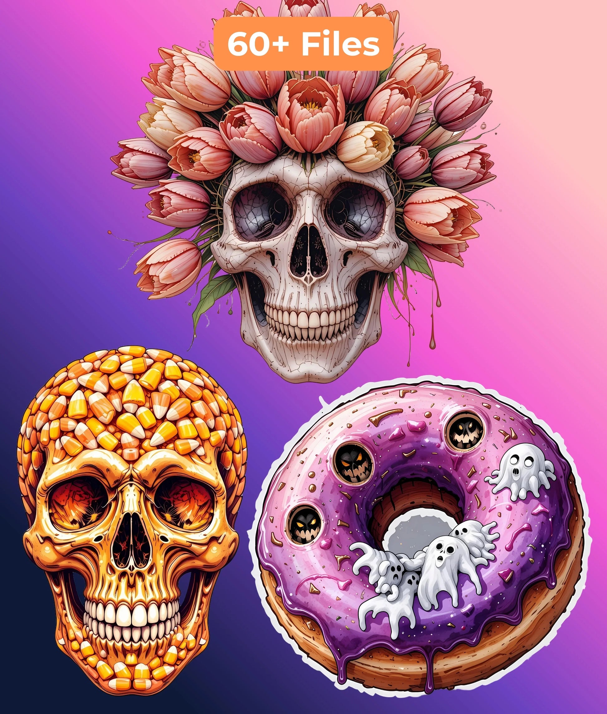 Brainrot Halloween Clipart Bundle - CraftNest - Digital Crafting and Art