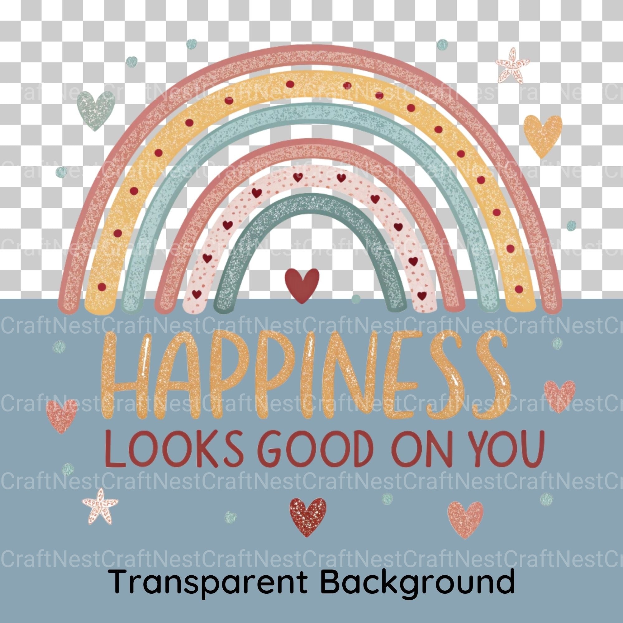 Happiness Looks Good On You Clipart Bundle