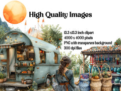 Boho Eastern Clipart - CraftNest