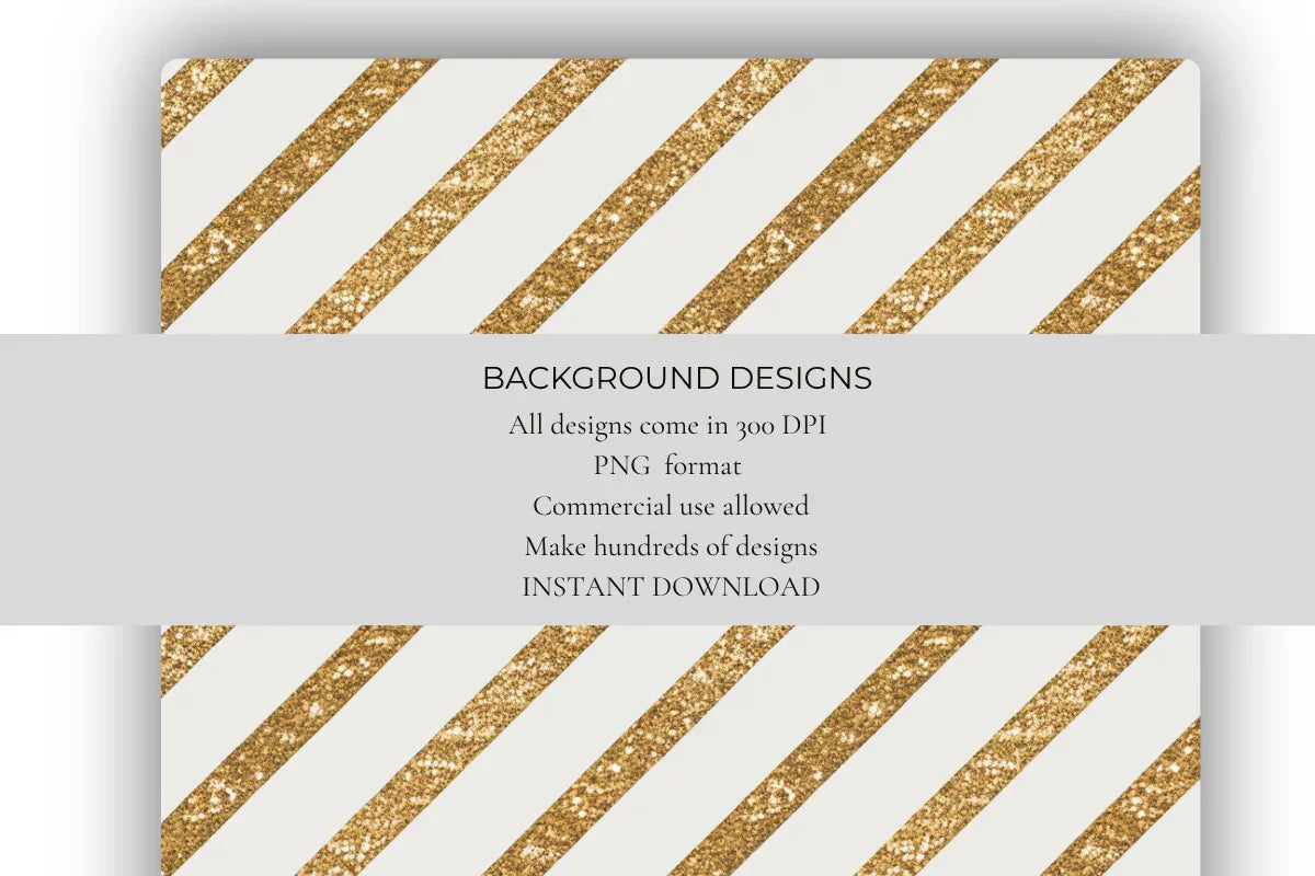Golden Glitter Stripes Background Papers - CraftNest - Digital Crafting and Art
