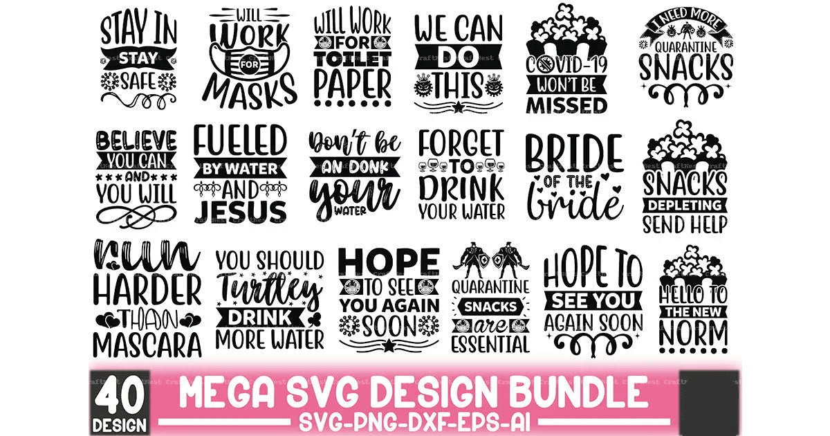 Mega Design SVG Bundle