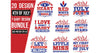4th Of July T-Shirt SVG Bundle