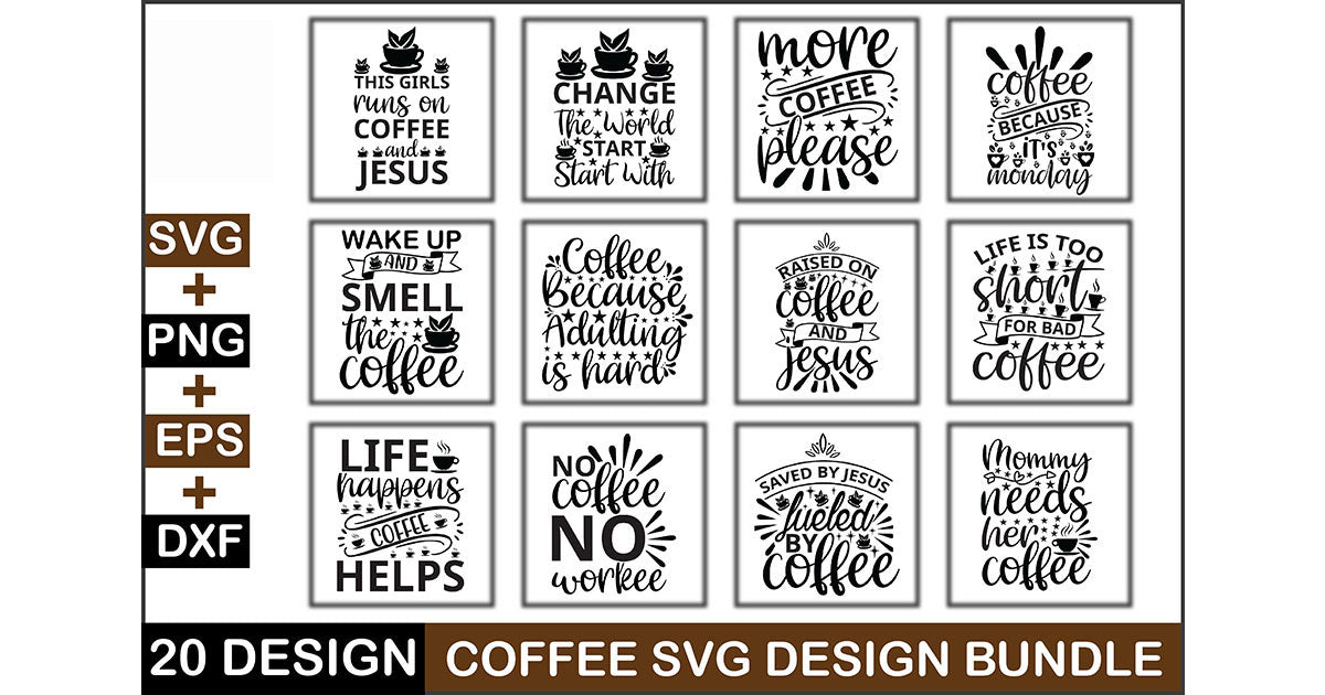 Coffee SVG Bundle