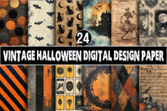 Vintage Halloween Clipart Bundle 10 - CraftNest - Digital Crafting and Art