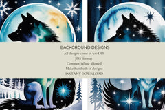 Wolf Spirits Junk Journal Papers - CraftNest - Digital Crafting and Art