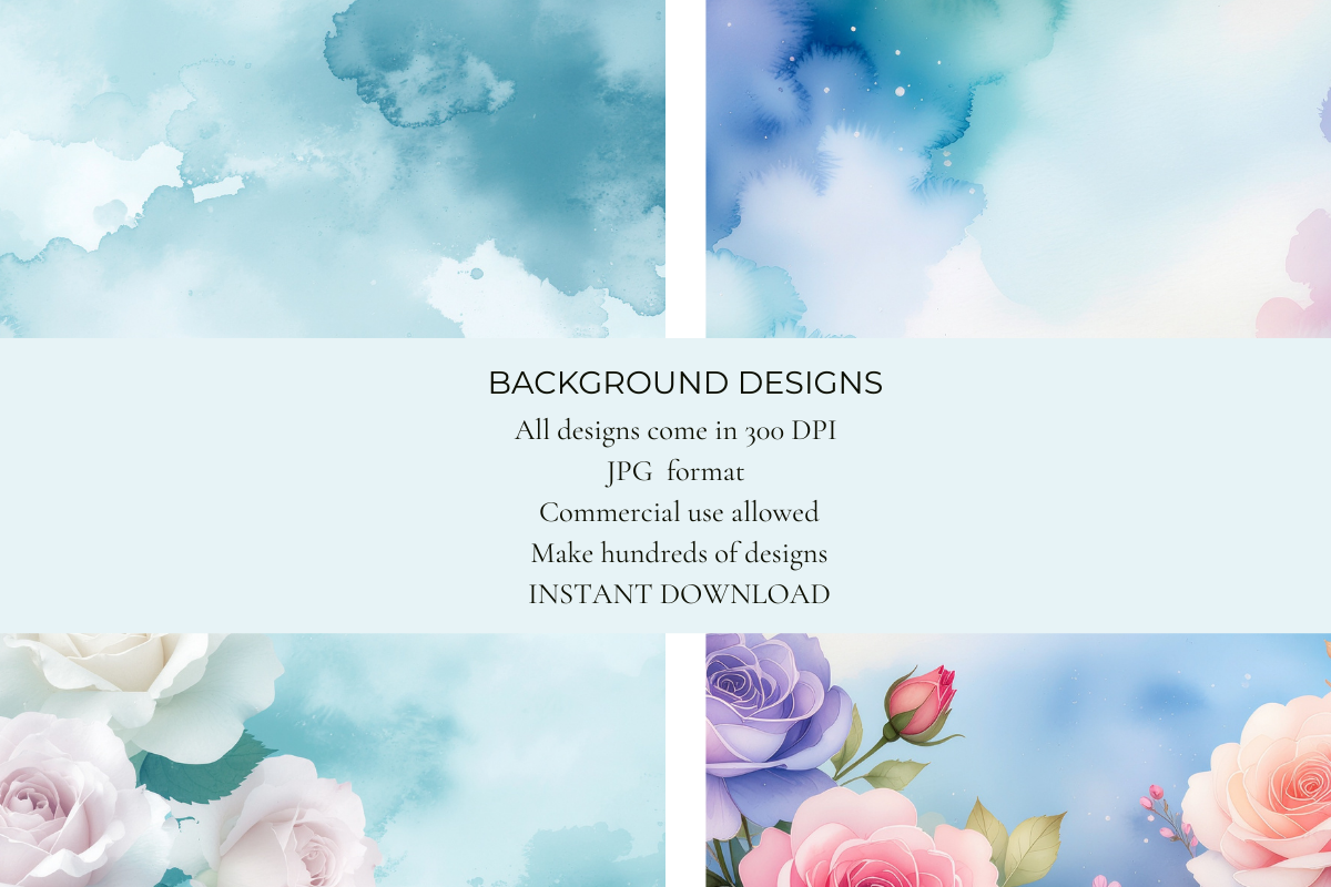 Blue Shabby Chic Junk Journal Papers