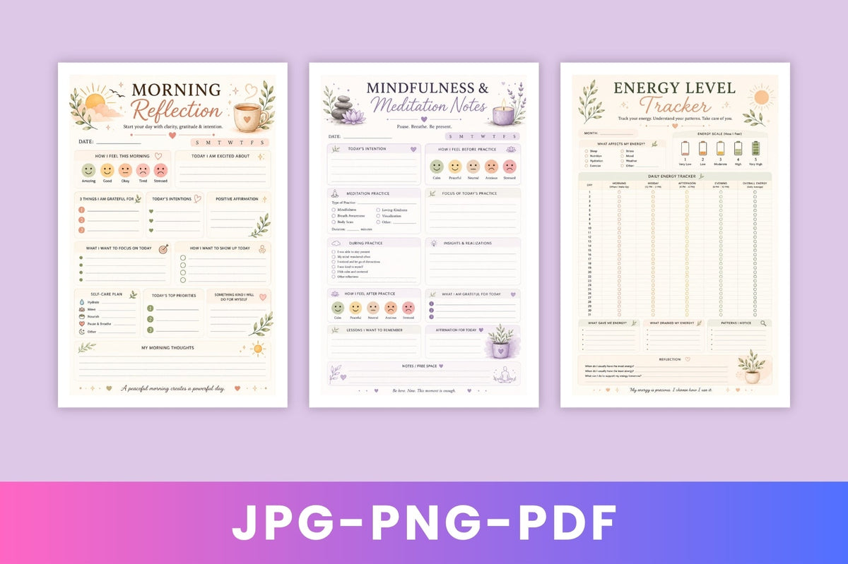 Self Care Wellness Journal