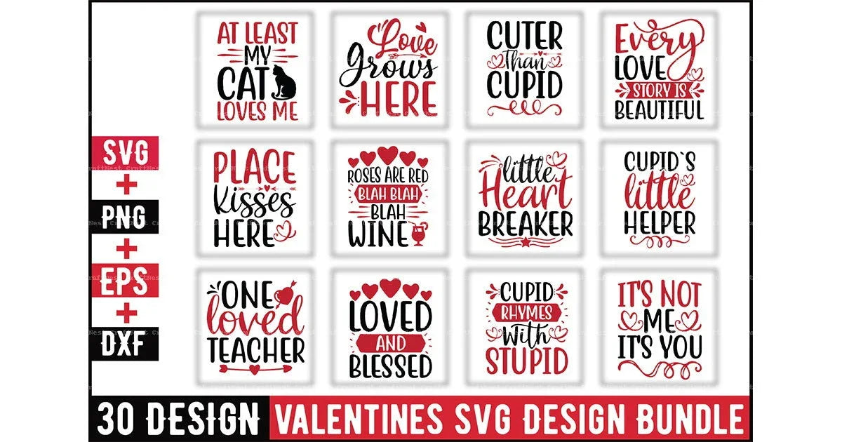 Valentine's Day SVG Bundle