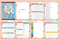 Kids Task Chore Chart for Easy Organization - CraftNest - Digital Crafting and Art