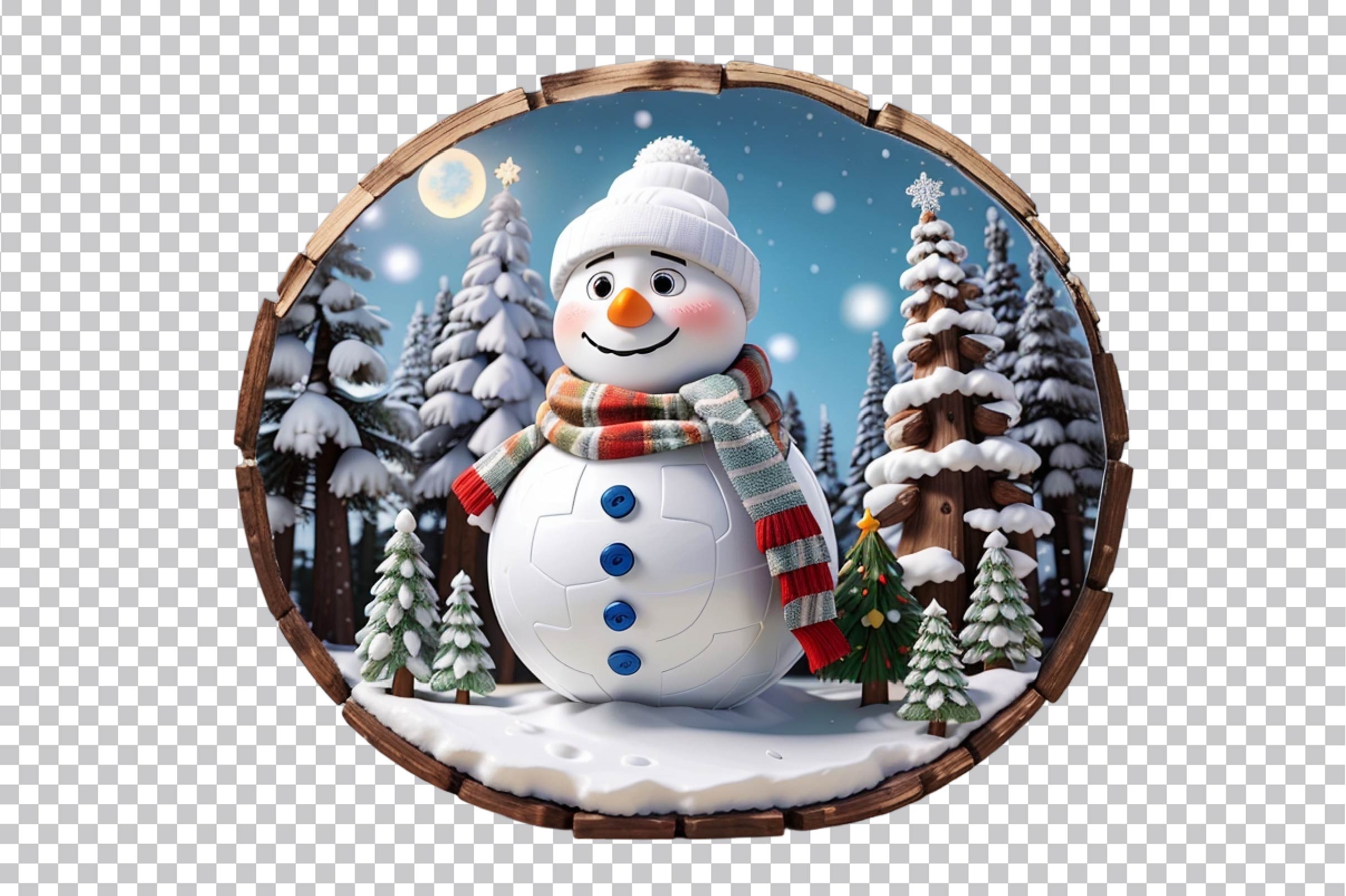 Snowman Christmas Clipart Bundle 2
