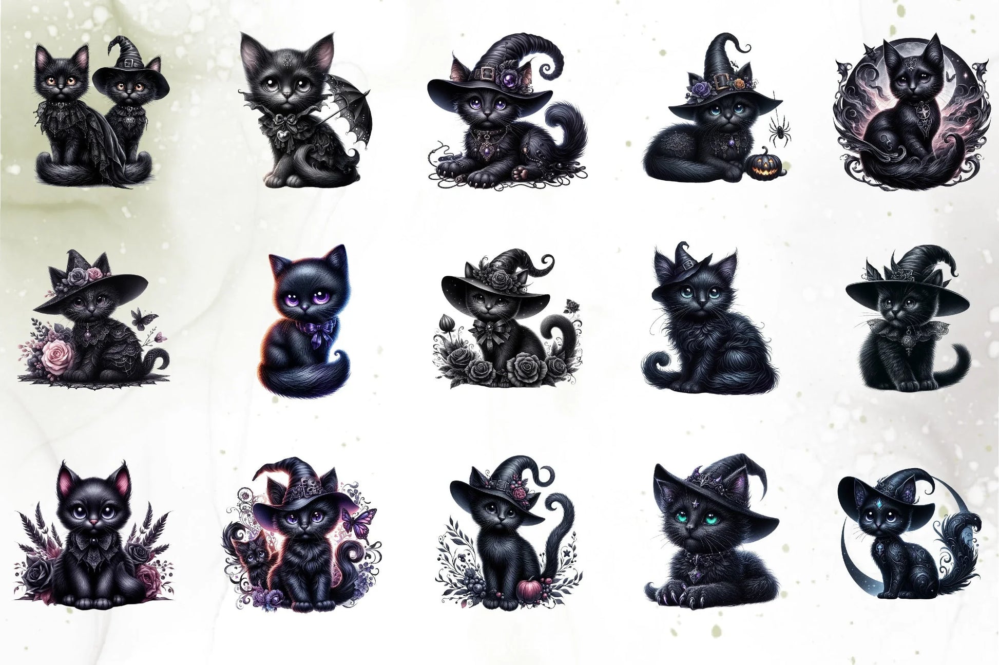 Baby Magic Cat Clipart Bundle - CraftNest - Digital Crafting and Art