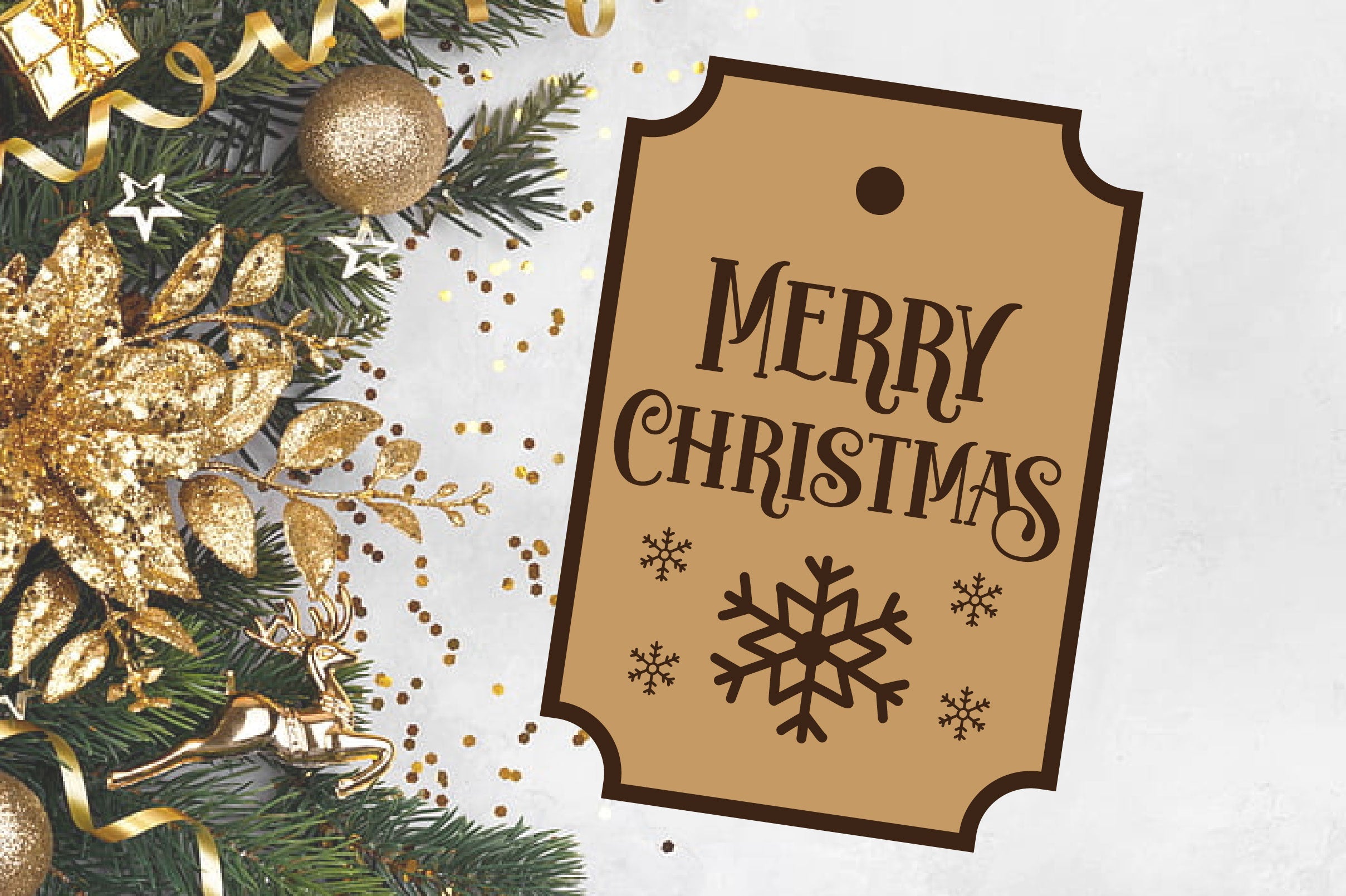 Christmas Gift Tag Laser Cut Bundle 1