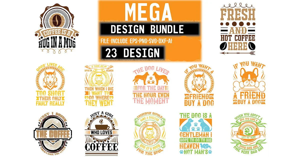 Mega T-Shirt SVG Bundle