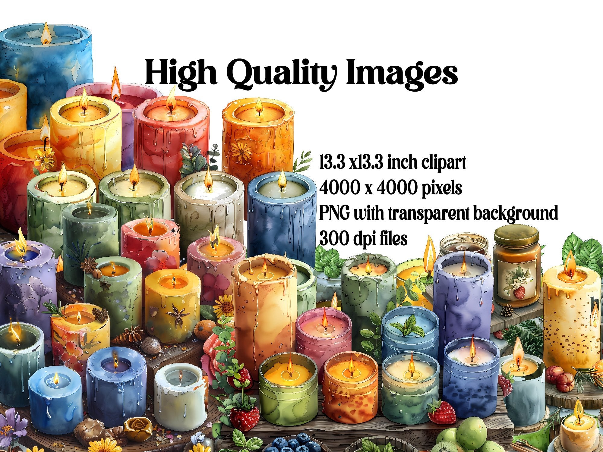 Candle Making Clipart - CraftNest - Digital Crafting and Art
