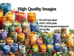 Candle Making Clipart - CraftNest - Digital Crafting and Art