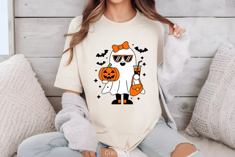 Halloween Ghost Clipart Bundle 11 - CraftNest - Digital Crafting and Art