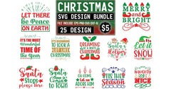 Christmas SVG Bundle 21 - CraftNest - Digital Crafting and Art