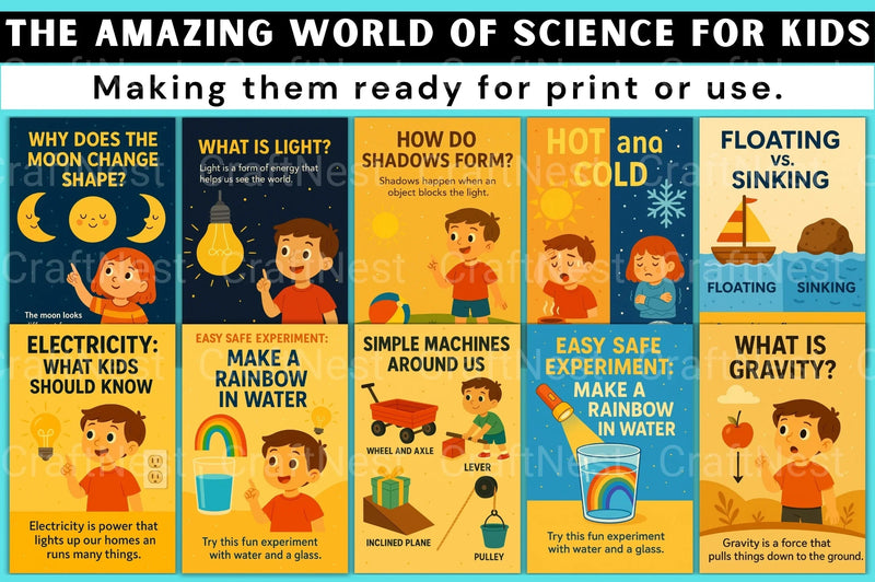 The Amazing World of Science - CraftNest - Digital Crafting and Art