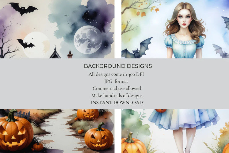 Halloween Junk Journal Papers - CraftNest - Digital Crafting and Art