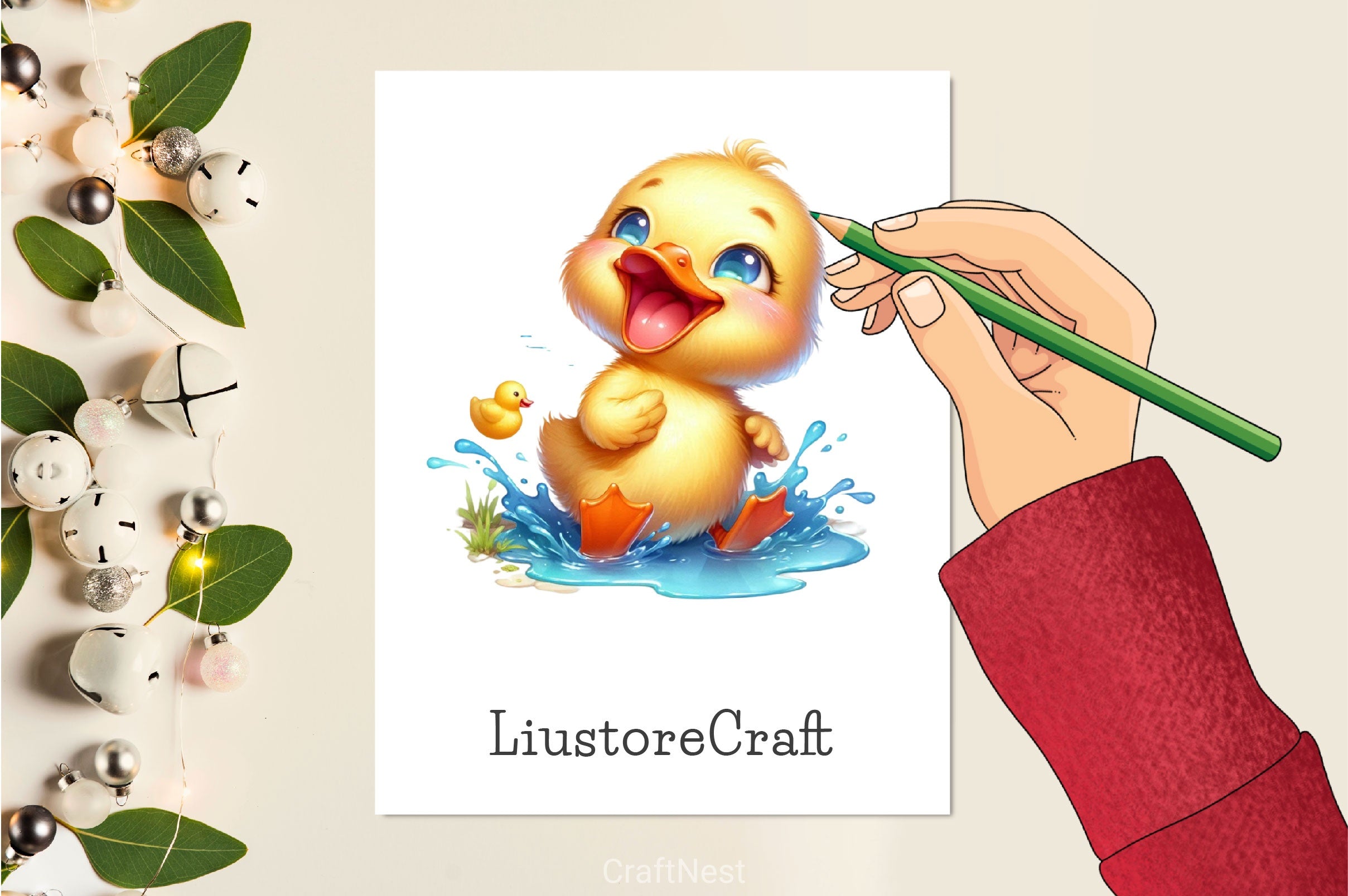 Adorable Enchanted Moments Of Animal Clipart Bundle