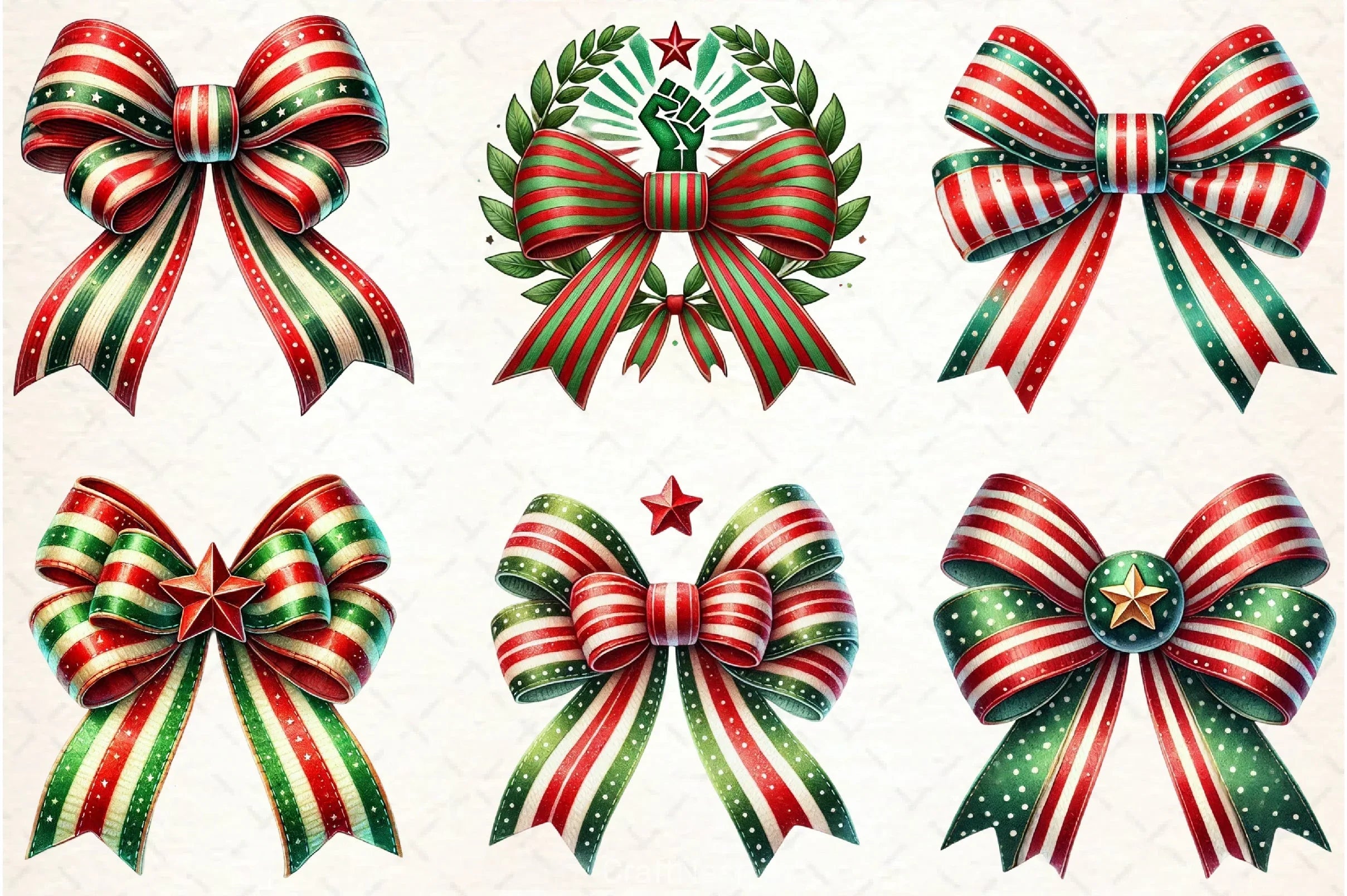 Black History Month Bow Clipart Bundle - CraftNest - Digital Crafting and Art