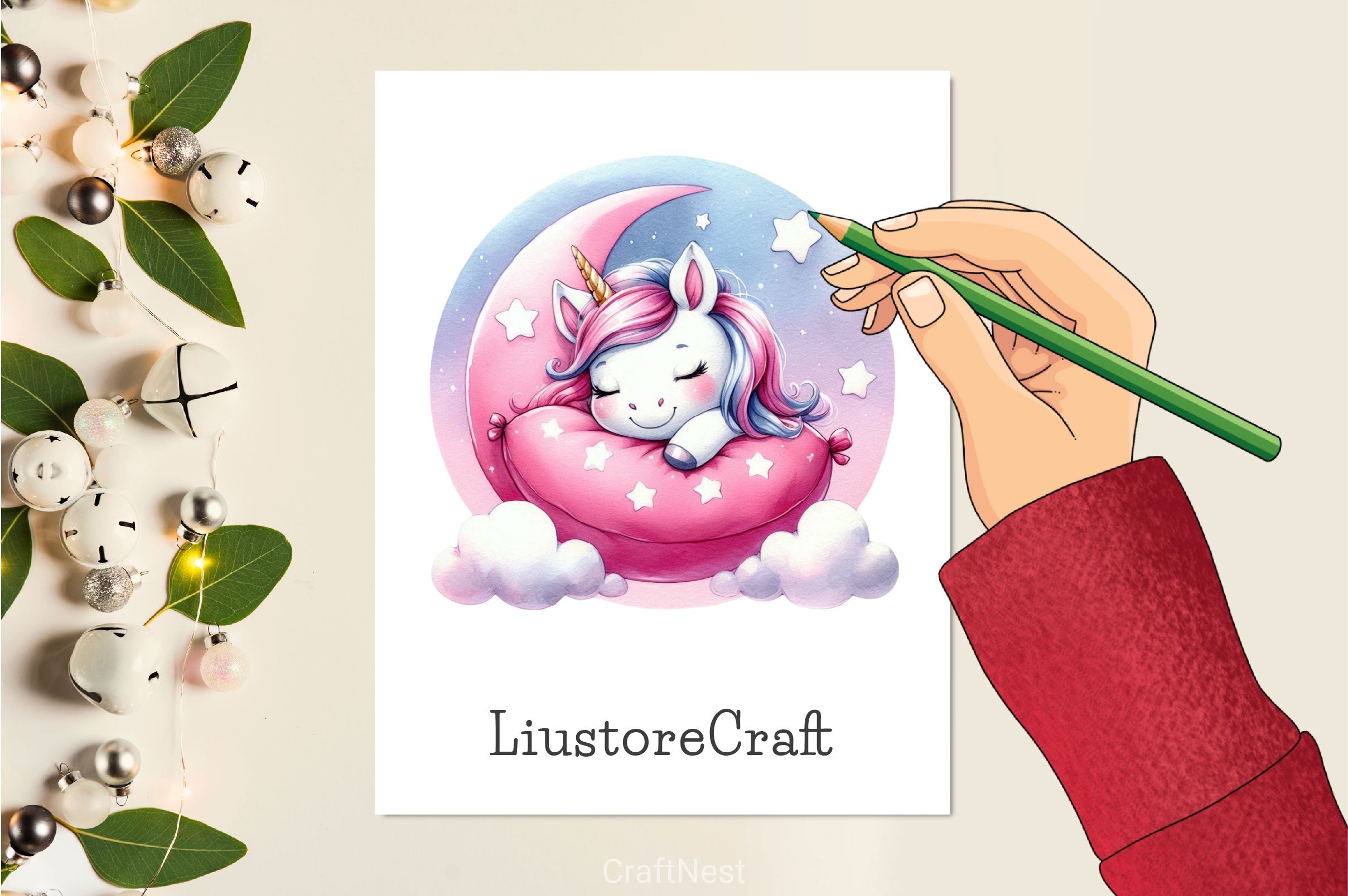 Sleeping Baby Animals Clipart Bundle 2