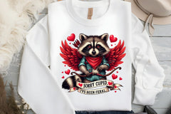 Valentine's Day Cupid Raccoon Clipart Bundle - CraftNest - Digital Crafting and Art