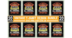 Vintage SVG Bundle 3 - CraftNest - Digital Crafting and Art