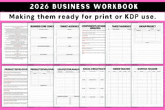 Business Workbook Guide - CraftNest - Digital Crafting and Art
