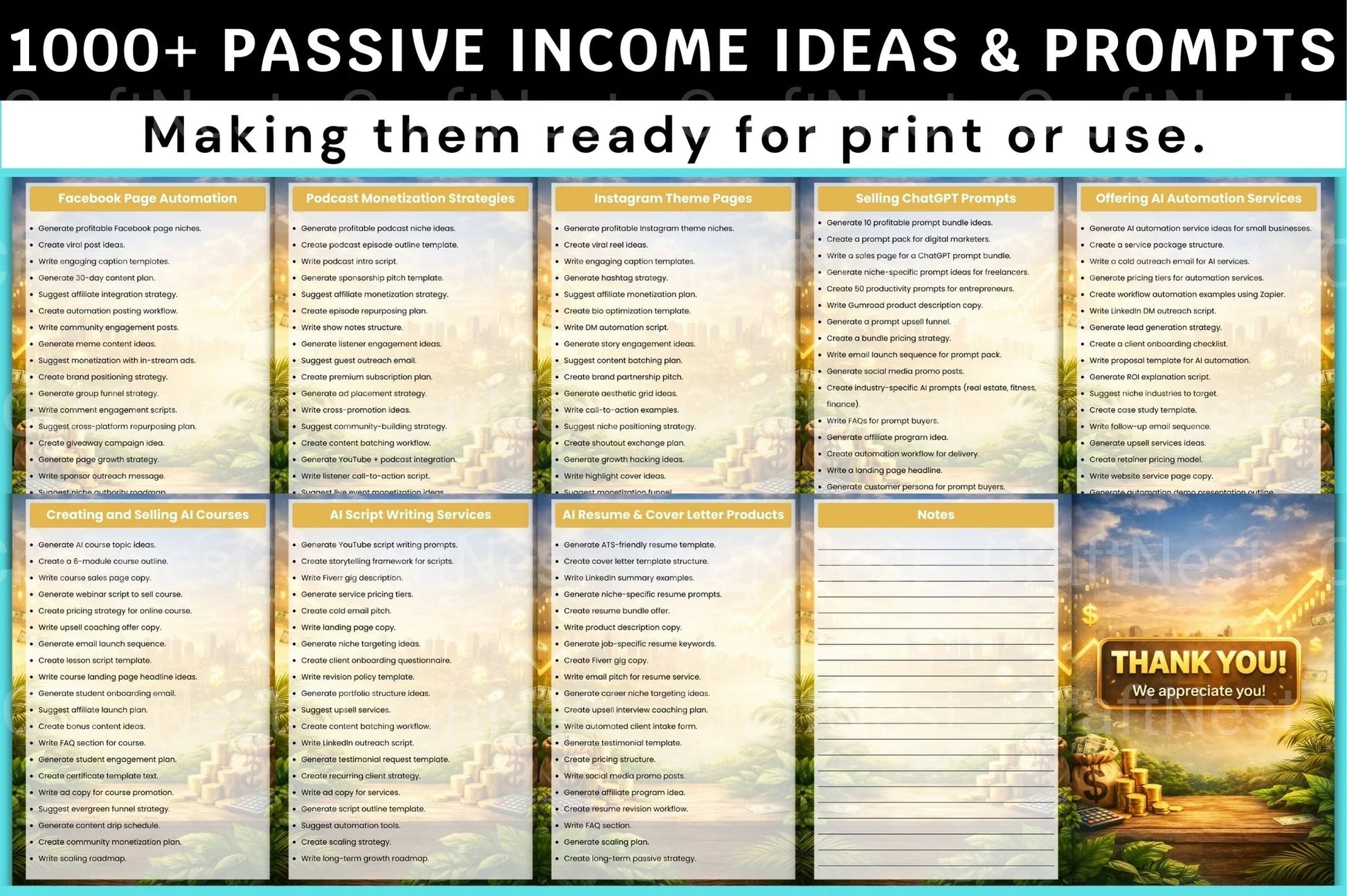 Top Passive Income Ideas for Financial Freedom - CraftNest - Digital Crafting and Art