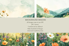 Whispering Meadows Junk Journal Papers - CraftNest - Digital Crafting and Art