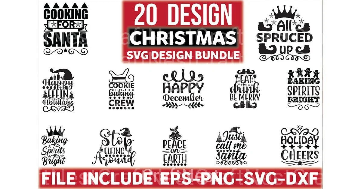 Christmas 5 Bundle - CraftNest - Digital Crafting and Art