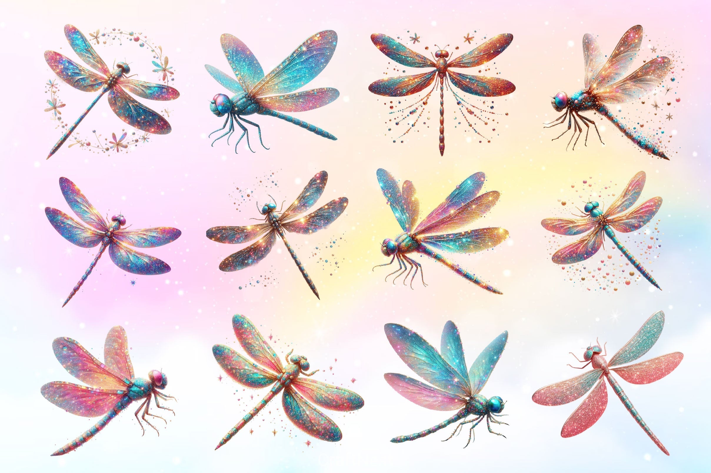 Dragonfly Clipart Bundle 4