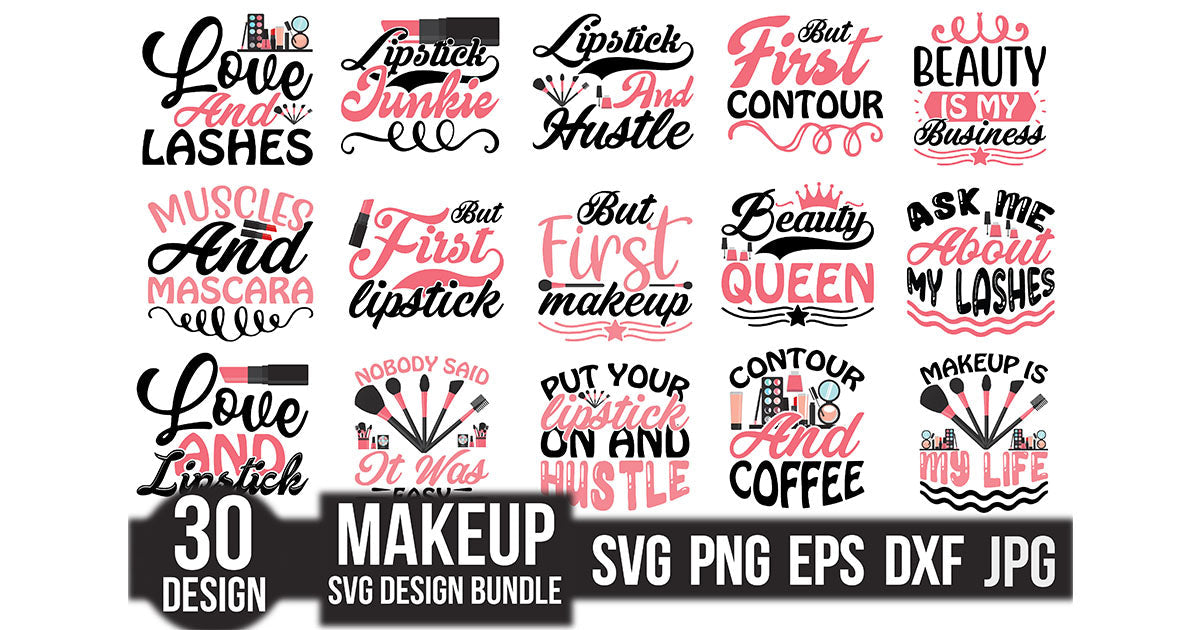 Lipstick SVG Bundle