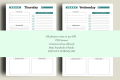 Daily Planner KDP Planner - CraftNest - Digital Crafting and Art